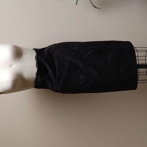 Slim Fabulous Lace Band Black Pencil Skirt Size L